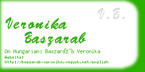 veronika baszarab business card